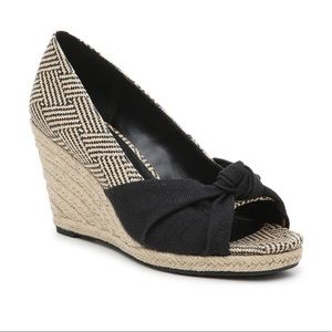 Kelly & Katie Black Ivala Espadrille Sandal